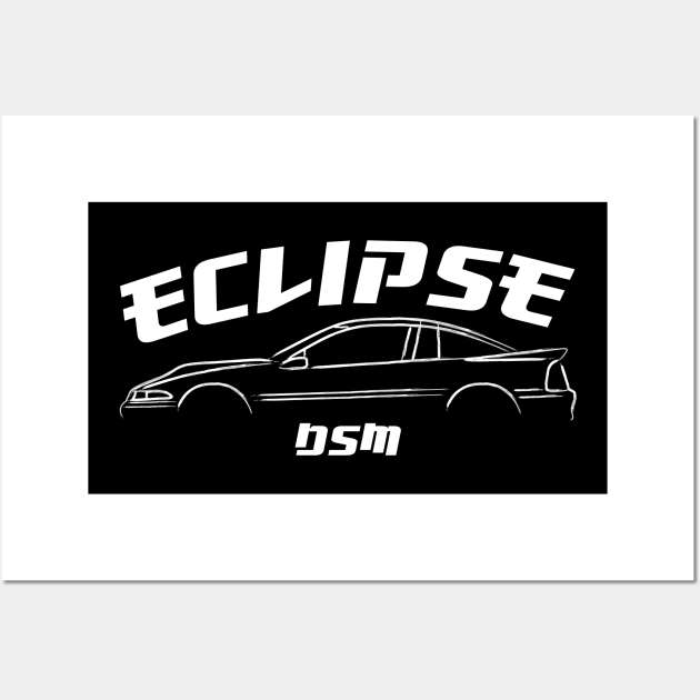 DSM Eclipse 1G Wall Art by GoldenTuners